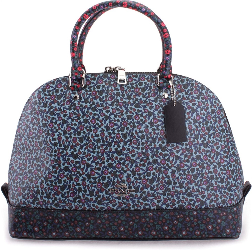 Coach Sierra Ranch Floral Crossgrain Satchel Bag